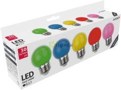  Avide Dekor LED fnyforrs G45 1W E27 B5 (Zld/Kk/Srga/Piros/Rzsaszn)