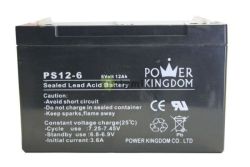Power Kingdom 6V - 12 Ah zselés akkumulátor