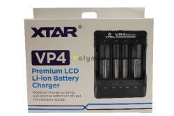 XTAR VP4 akkutöltő 4 db lithium akkuhoz