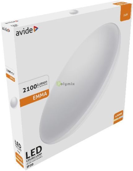 Avide LED Mennyezeti Lmpa Emma 24W 375*50mm NW 4000K