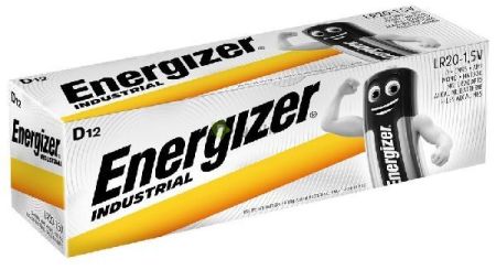 Energizer Industrial Alkli D Elem P12