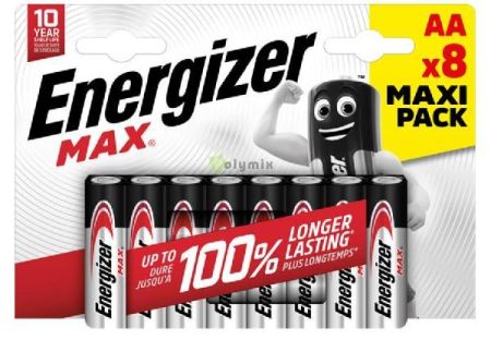 Energizer Max Alkli Ceruza Elem AA B8