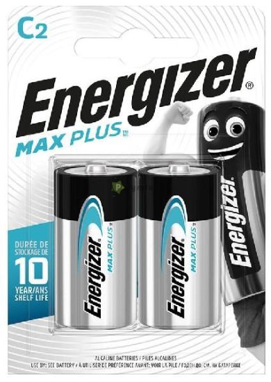 Energizer Max Plus Alkli Baby Elem C B2