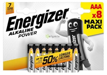 Energizer Power Alkli Mikro Elem AAA B8