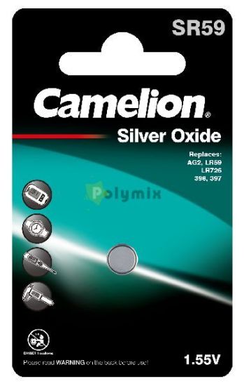 Camelion 396 SR59W ezst-oxid gombelem