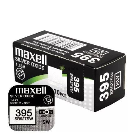 Maxell 395,SR927SW ezst-oxid gombelem S/1