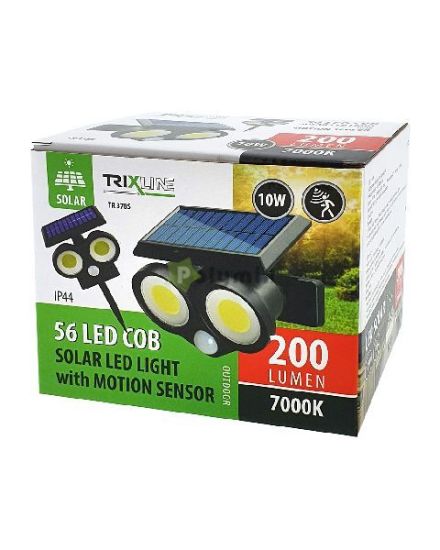 TRIXLINE Napelemes reflektor 10W 56LED COB