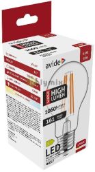  Avide LED Filament Globe 6.6W E27 A60 WW 2700K Super High Lumen