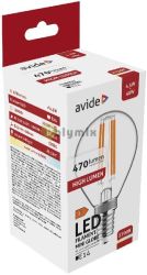  Avide LED Filament Mini Globe 4.5W E14 WW 2700K