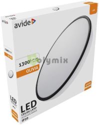  Avide LED Mennyezeti Lmpa Olivia Fekete 15W 280*42mm NW 4000K