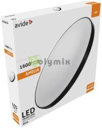  Avide LED Mennyezeti Lmpa Amelia Fekete 18W 355*65mm NW 4000K