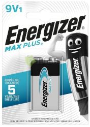  Energizer Max Plus Alkli 9V Elem B1