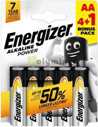  Energizer Power Alkli Ceruza Elem AA B4+1