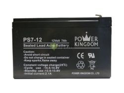  Power Kingdom 12V - 7 Ah zsels akkumultor