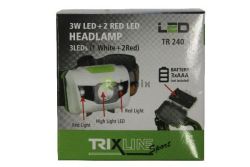  TRIXLINE 3W LED+2 piros LED fejlmpa TR 240S