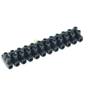 Sorkapocs 2 csavaros 0.5-4 mm 12p fekete