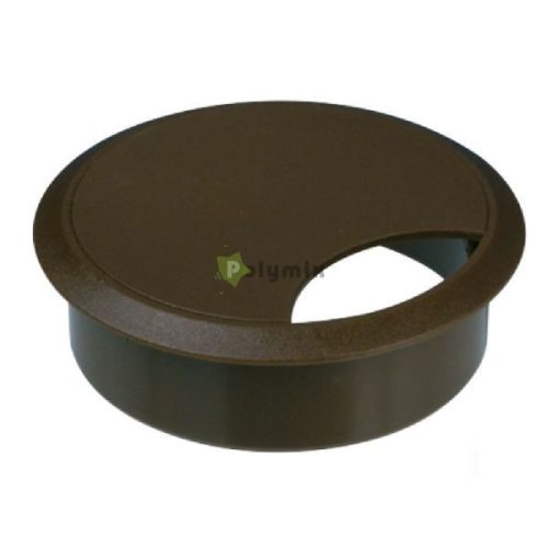 Kábelbevezető asztalba 59 mm O barna