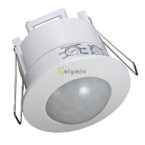 Mozgásérzékelő 360°, süllyeszthető kivitel, időzíthető, 2000W