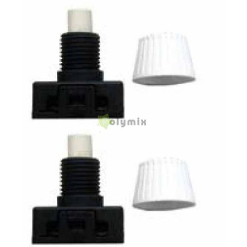 Beépíthető nyomókapcsoló, fehér, 230V~ 50Hz 2db