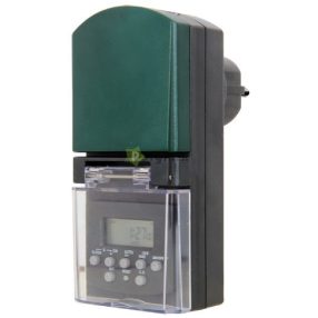 Kültéri digitális időkapcsolóóra, IP44, 2000W