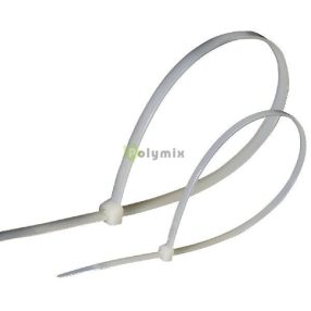 Kábelkötegelő, 200x4.6mm, fehér, 25db/cs.