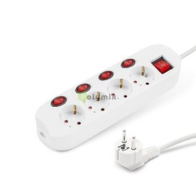 Elosztó 04K-1,5m külön kapcsolható 3x1,5mm2