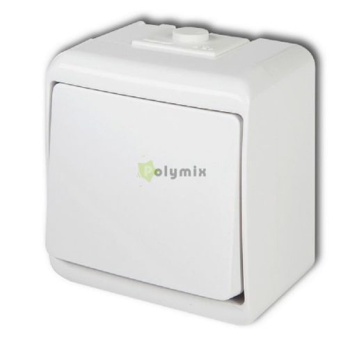 Aquastar 1 pólusú kapcsoló, IP54, fehér