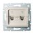 LOGI dupla telefon csatl.aljzat krém