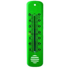 beltéri hőmérő 35x145 mm zöld