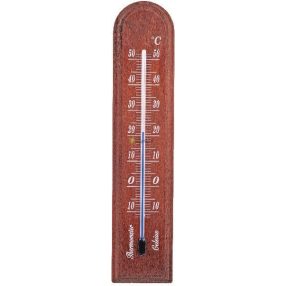 beltéri fa hőmérő 42x205mm dió