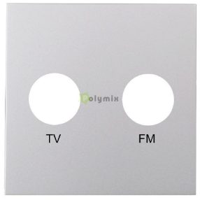 MODUL antenna (TV-FM) fedlap, ezüst