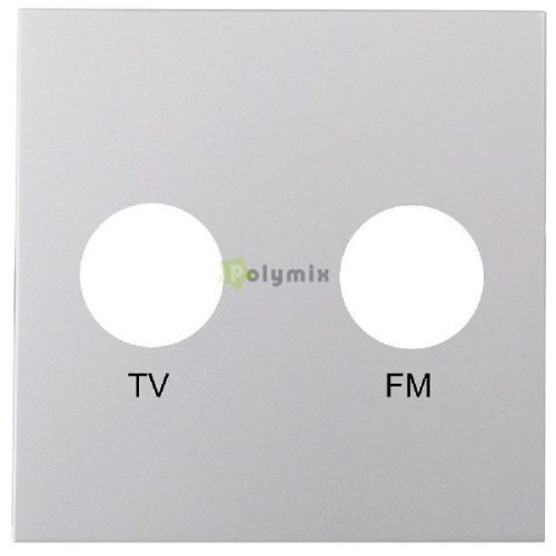 MODUL antenna (TV-FM) fedlap, ezüst