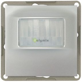   MODUL mozgásérzékelő, 120°, időzítés, 500W, süllyesztett beltéri, ezüst, 2A