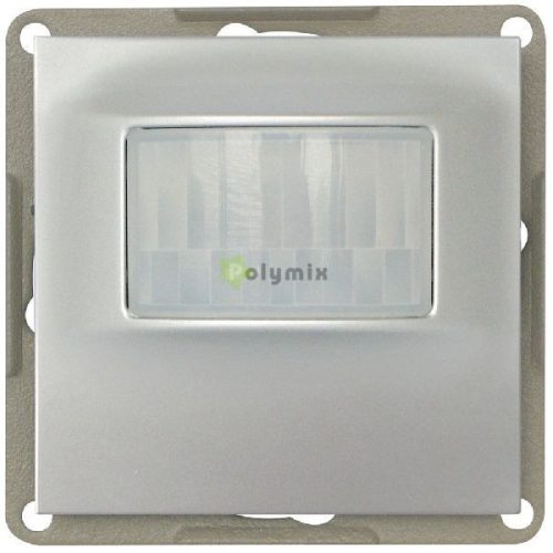 MODUL mozgásérzékelő, 120°, időzítés, 500W, süllyesztett beltéri, ezüst, 2A
