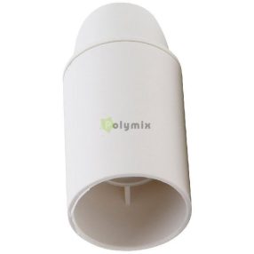   Lámpafoglalat E14, 26/57mm, M10x1, 2A/250V, fehér, profi pack