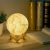 LED design lámpa MOONLIGHT újratölthető USB, távirányítóval, RGB, 120lm