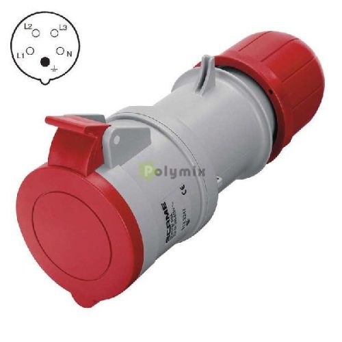 Scame ipari falon kívüli aljzat 5p 16a/400v ip44
