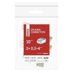   Emos oldható vezetékösszekötő 2 csatlakozóval (karos) 10 db / csomag