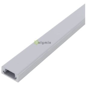   Alu Profil "U" 15.9x7.8mm Falon Kivüli Füstös búrával 1m