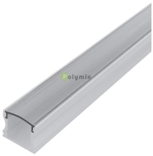 Alu Profil "U" 17.2x14.4mm Falon Kívüli áttetsző búrával 1m