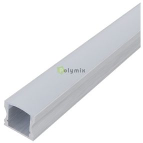   Alu Profil "U" 17.2x14.4mm Falon Kívüli Opál búrával 1m