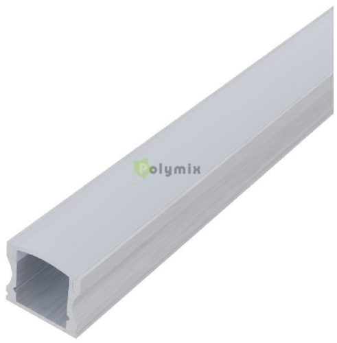 Alu Profil "U" 17.2x14.4mm Falon Kívüli Opál búrával 1m