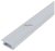 Alu Profil "U" 15.2x7.8mm Süllyeszthető Opál búrával 2m