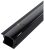 Alu Profil "U" 24x14.2mm Süllyeszhető Fekete - Fekete búrával 1m
