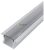 Alu Profil "U" 24x14.2mm Süllyeszhető áttetsző búrával 1m
