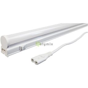   LED T5 bútorvilágító 6W 300mm WW 3000K Hálózati kábellel