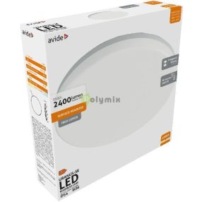   (Uranus) Cseppálló Mennyezeti Lámpa Kerek IP54 18/24W NW 4000K Szenzoros és Inverteres