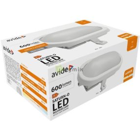   (Saturn-O)cseppálló Mennyezeti Lámpa ovális IP54 6W NW 4000K Fehér