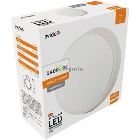   (Titania-R) Cseppálló Mennyezeti Lámpa Kerek IP54 14W NW 4000K Fehér 100lm/W