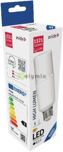 LED Bright Stick izzó T45 13.5W E27 CW 6400K